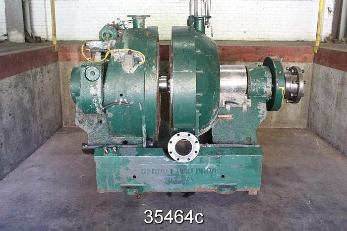 Used Sprout Bauer R34EM Double Disc Refiner, 34" Rotor #35464