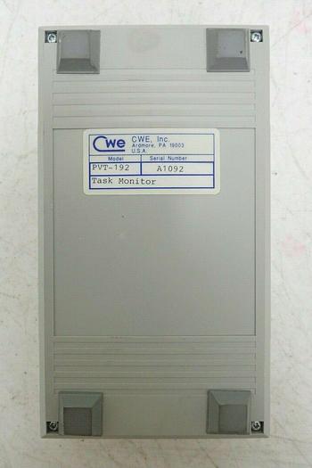 Used CWE Model PVT-192 Task Monitor