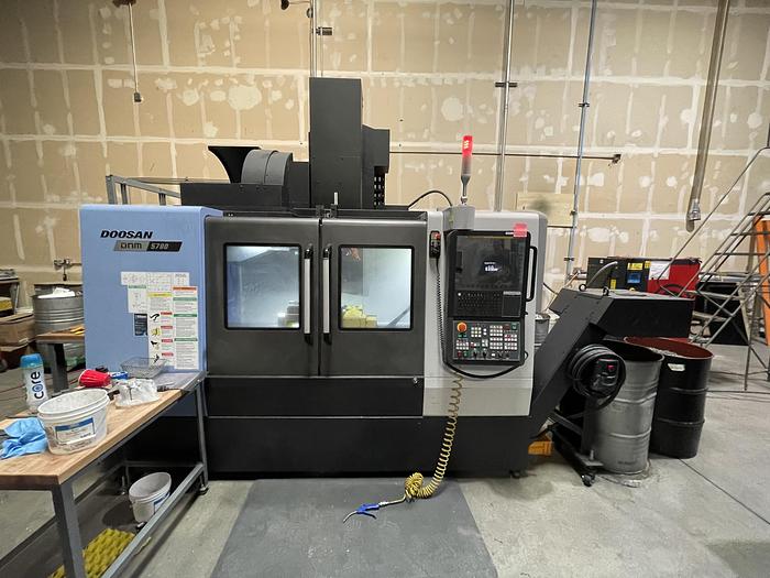 Used 2020 DOOSAN DNM 5700 4-Axis CNC Vertical Machining Center