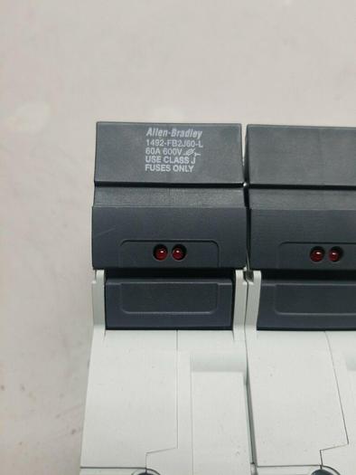 Used ALLEN BRADLEY 1492-FB2J60-L FUSE HOLDER