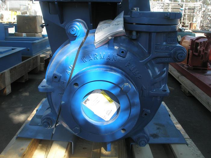 Unused Pump, Centrif., 50 HP, Warman, Model 6/4AH, 6"/4", Srl, #S737631