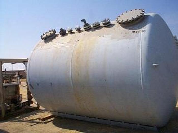 Used Tank, 8,150 Gallon, Glass Lined, 10' X 12', Pfaudler, 25 PSI, #S731117