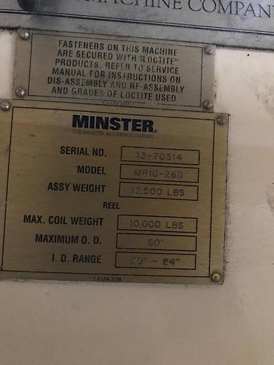 Used MINSTER MR10-26D