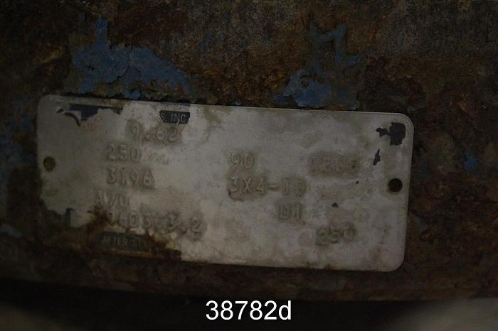 Used Goulds 3196 3x4x10 Pump #38782