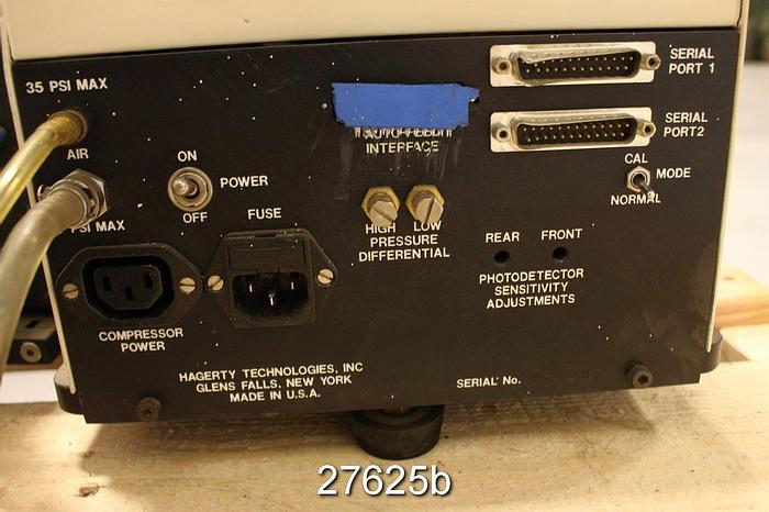 Used Hagerty Tech. MODEL I Air Permiability Tester With Timer. #27625