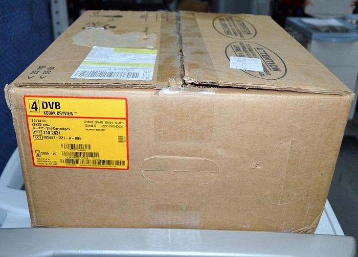 Used New Kodak Dryview DVB Laser Imaging Film 11x14" Case of 4