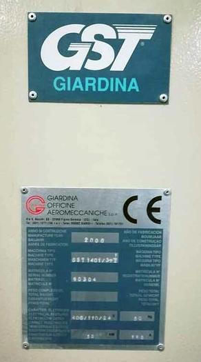 Used 2000 Giardina Giardini GST UV curing tunnel
