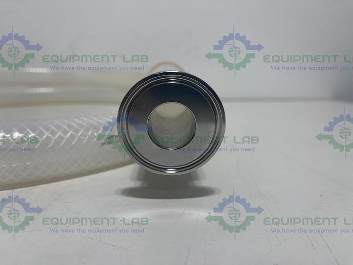 Used Saint Gobain  23008067 Pure Fit 96" Hose w/ 1/2" Sanitary Fitting 60PSI at 20°C