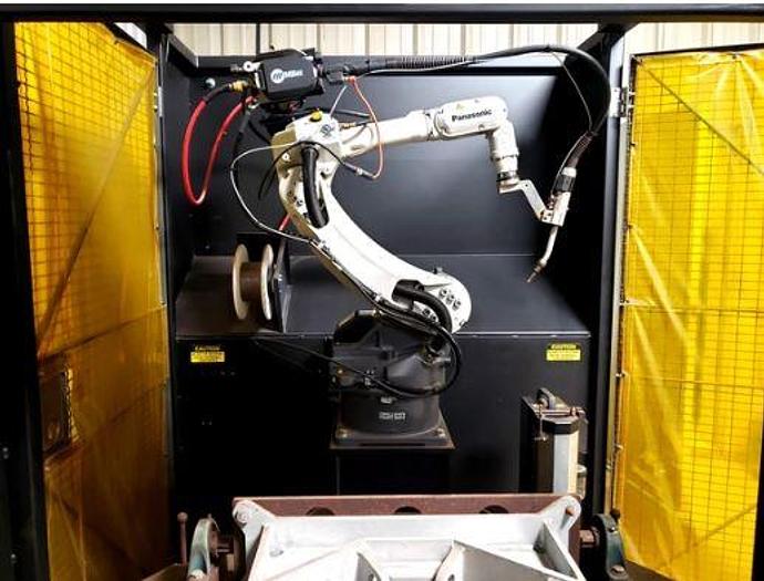 Used 2013 MILLER PERFORMARC PA250M ROBOTIC WELDING CELL, PANASONIC TA-1000 6-AXIS ...