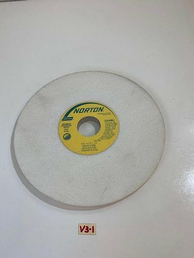 New!! Norton 38A46-KVBE 8”x 1/2”x 1-1/4” Abrasive Grinding Wheel 3600RPM