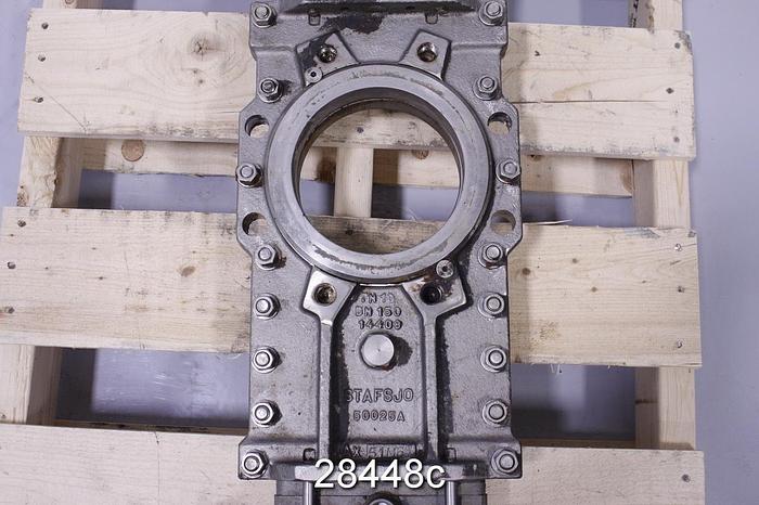 Used 6" Air Operated Through Gate Valve #28448