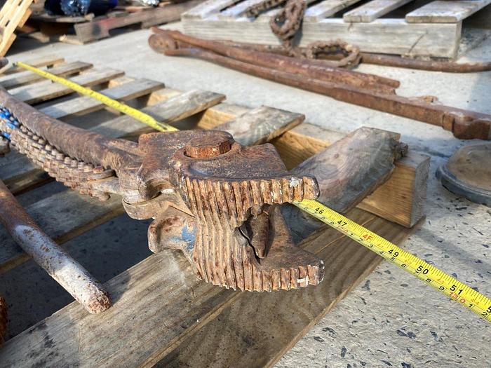 Used J H Williams Vulcan Superior 48" Chain Pipe Wrench