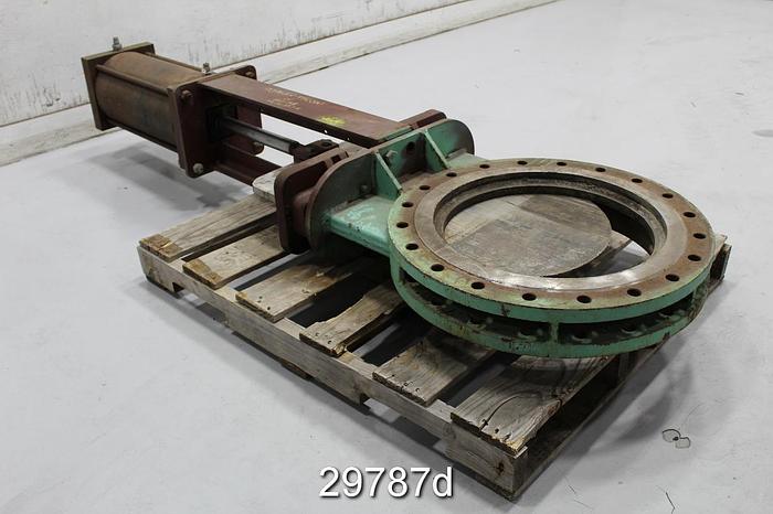 Used Fabri 37r304h01 20" Air Operated Knife Gate Valve #29787