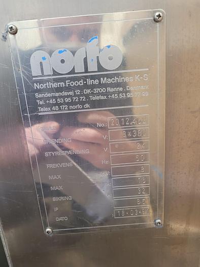 Used Norfo Multi-bandsaw fish finger cutting system