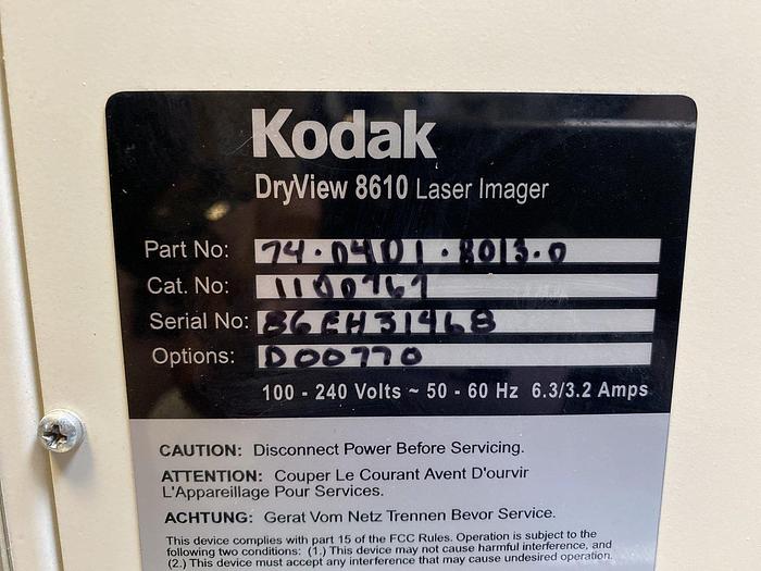 Gebraucht Kodak Dryview 8610 Laser Imager für die Mammographie