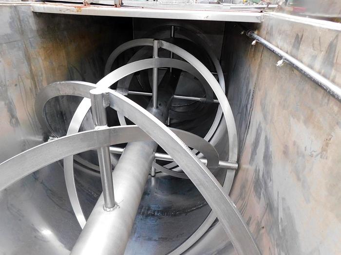 Used 80 CU. FT. RIBBON BLENDER – S/S WITH C/S JACKET (#9766)