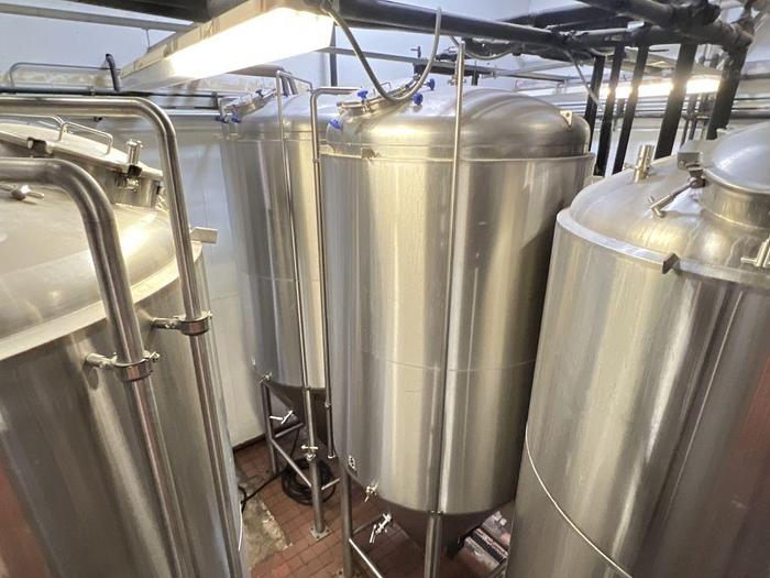 Used Tank, 1,550 Gallon, S/st, Jkt, 50 BBL Fermenting Tank, Quality Stainless #C744689