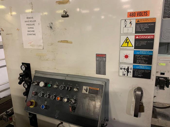 Used 59" (1.49M) MARQUIP SERIES 50L SHEETLEADER DUAL ROTARY KNIFE SHEETER