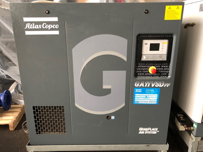 Gebraucht 2010 ATLAS COPCO Schraubenkompressor  GA11 VSD