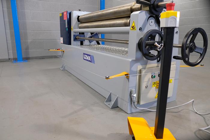 UZMA Model IRM Power operated 2mm -6mm Bending rollers