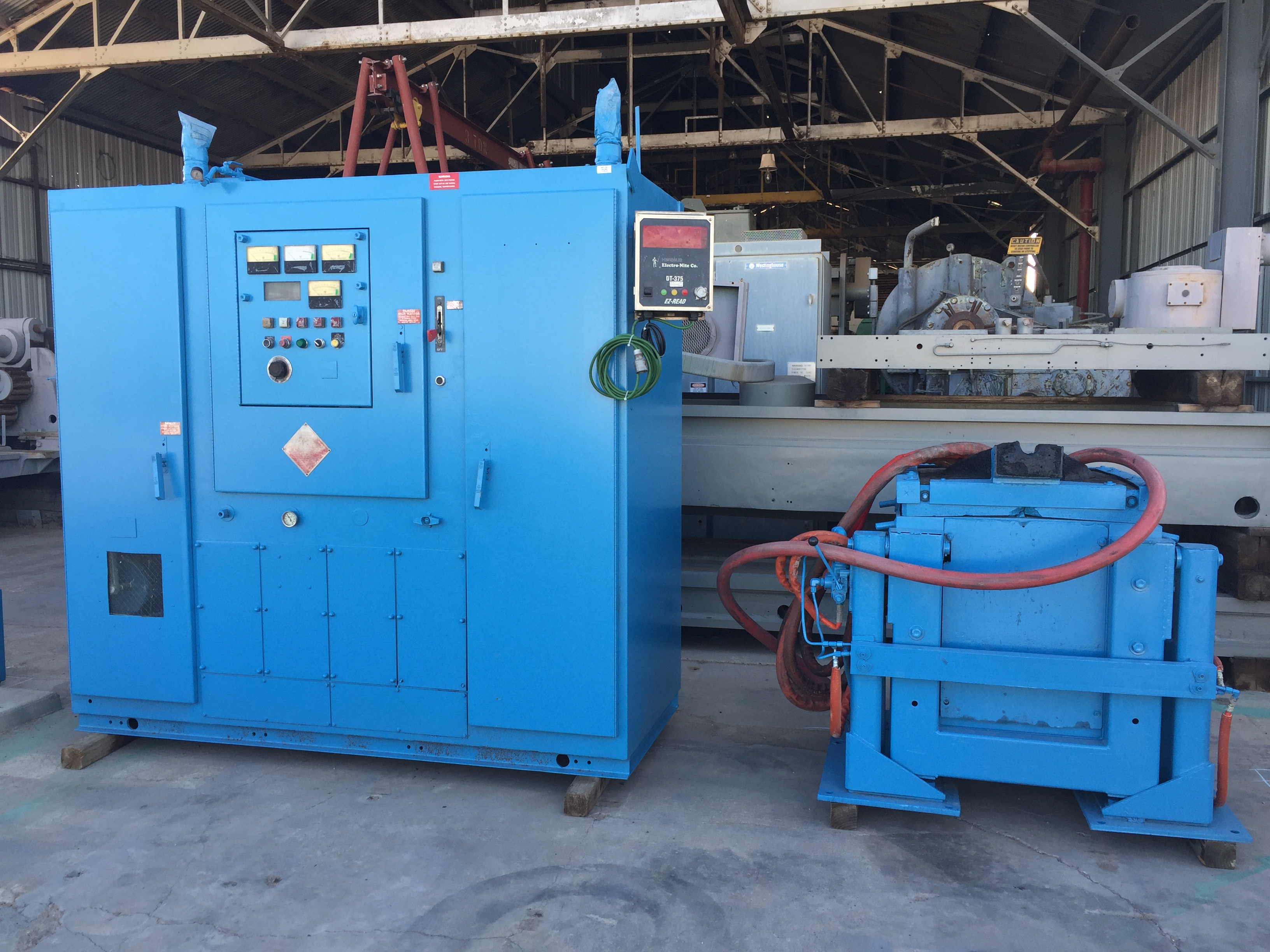 Used 300 KW Pillar Induction Melting System