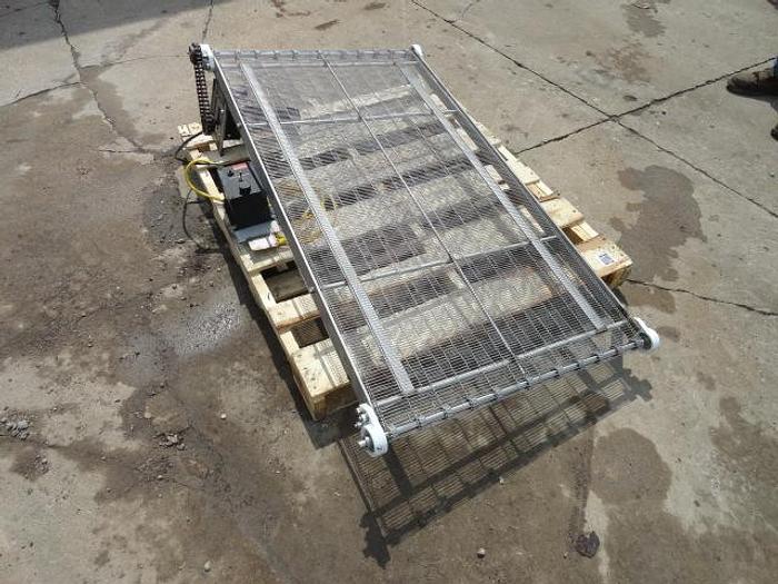 Used Wire Belt Conveyor; 29"W x 4'6"L