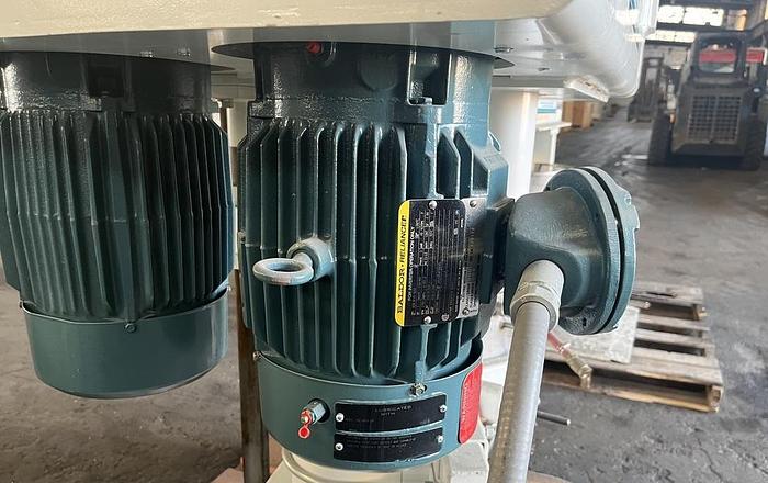 Used 5 GALLON MOREHOUSE COWLES TRIPLE SHAFT VACUUM MIXER - VISCOMAX 3V-5-5-3X - S/S - VACUUM - JACKETED