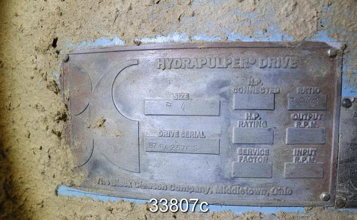 Used Black Clawson #4 Pulper Drive Spare #33807