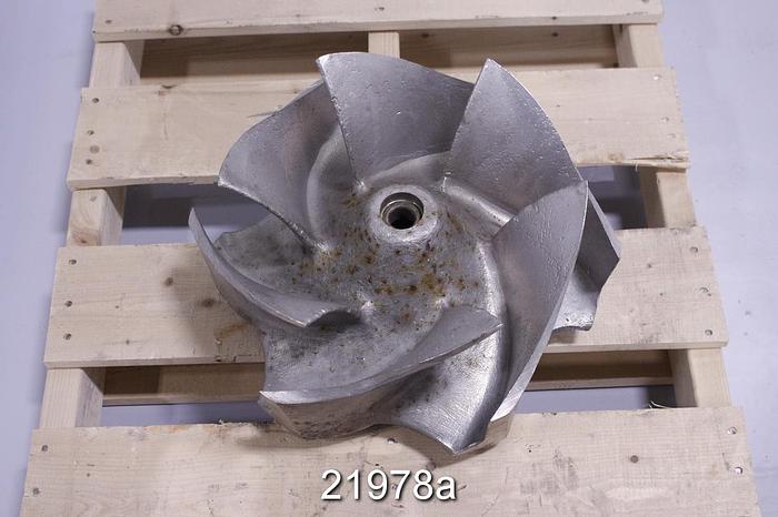 Used Goulds 3175 Impeller, 15.5", 6-Vane, Casting No.: 56626 (For 14x14x18 Pump) #21978