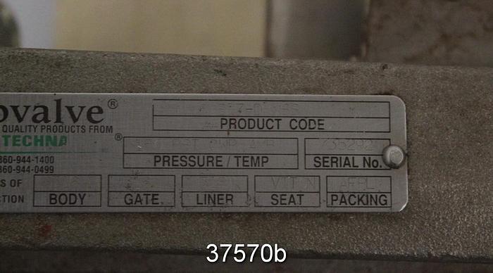Used Rovalve 6" Hand Operated Knife Gate Valve, S17-D MSS #37570