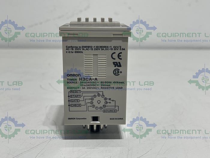 Omron H3CA-A Time Delay Relay 24-240VAC 12-240VDC