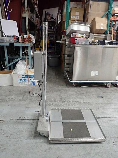 Used Scale-Tronix 50537 5005 Stand-On Scale 6006 Wheelchair Scale