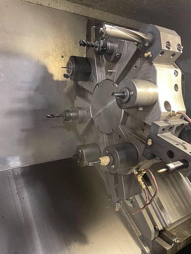 Used 2012 HAAS DS30Y CNC Turning Center With Live Tooling/Dual Spindle/Bar Feeder