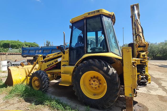 Usato 1996 Terna gommata Komatsu WB 97 R