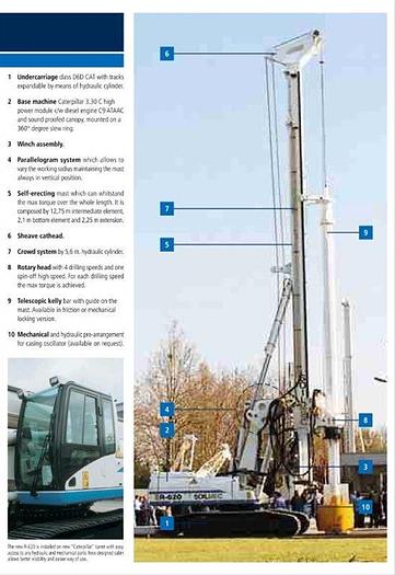 Used 2006 Soilmec R-620 Drill Rig - Crawler