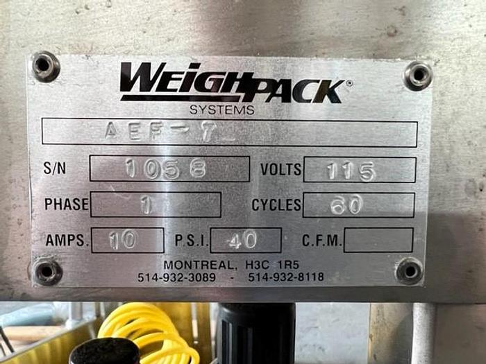 Used Filler, Weigh, 1-Lane, Weigh Pack, Multri Trix, Mdl AEF-7 #S744442