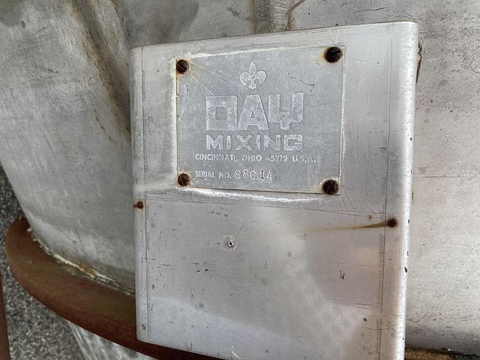 Used USED 70 CUBIC FT JH DAY MODEL MBX700 NAUTA VACUUM DRYER/MIXER