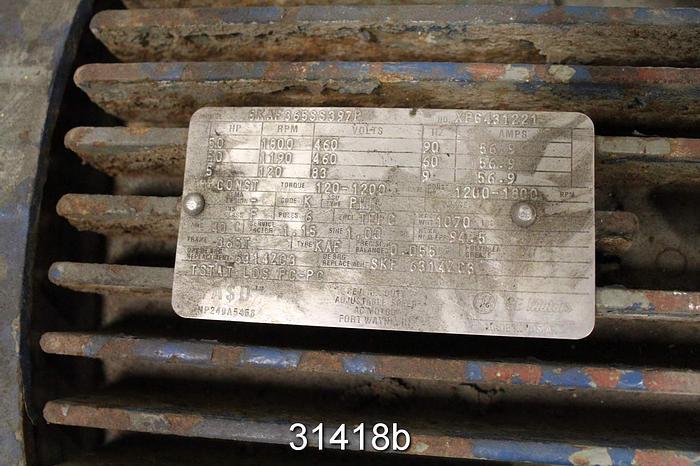 Used General Electric 5KAF365SS397P Ac-Motor, 50 Hp #31418