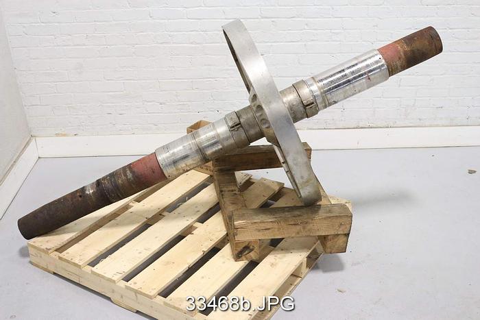 Used Sprout Waldron R34EMA Refiner Shaft and Rotating Assembly, 34" Rotor #33468