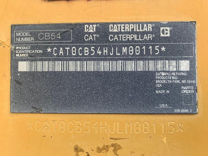 Used 2009 CATERPILLAR CB54XW