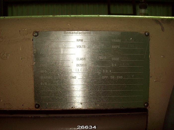 Used General Electric 7TDRY125R259 Steam Turbine Generator Set, 900 Hp, 600 Volts, 798 Amps #26634