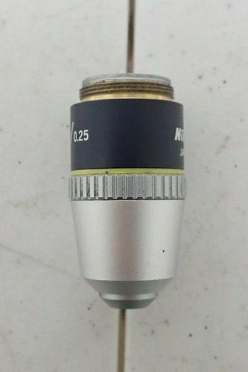 Used Nikon E Plan 10/0.25 160/- Microscope Objective Lens