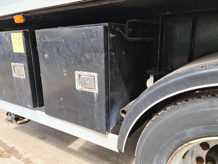 Used 2003 HFR 2 AXLE/ CITY/ FRIDGE TRAILER/ OPEN SIDE/ LOADING LIFT STEERING AXLE FRIDGE UNIT