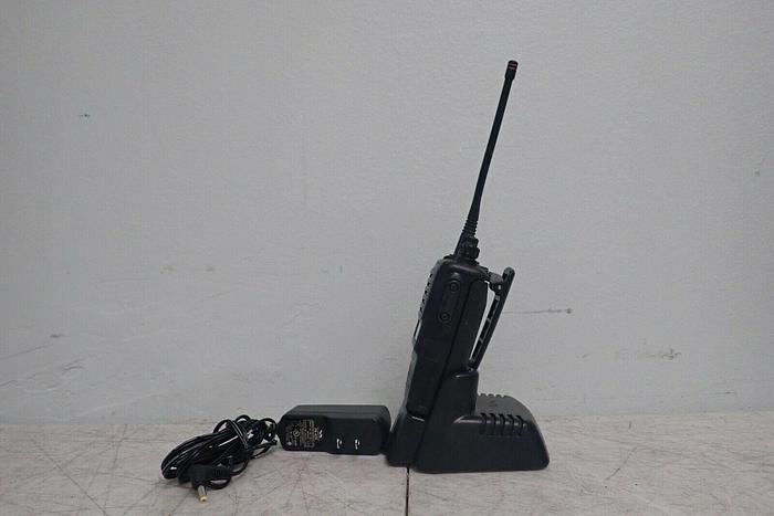Used Vertex Standard VX-354-G7-5 UHF Two-Way Radio with Charger CD-34 & AC Adapter 788026126651