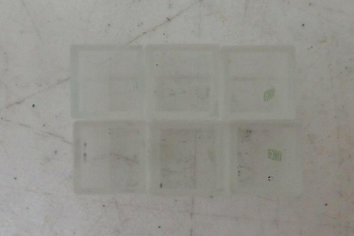 Used Beckman-Coulter PN 596492 Optical Glass Cuvettes - Set of Six 10mm