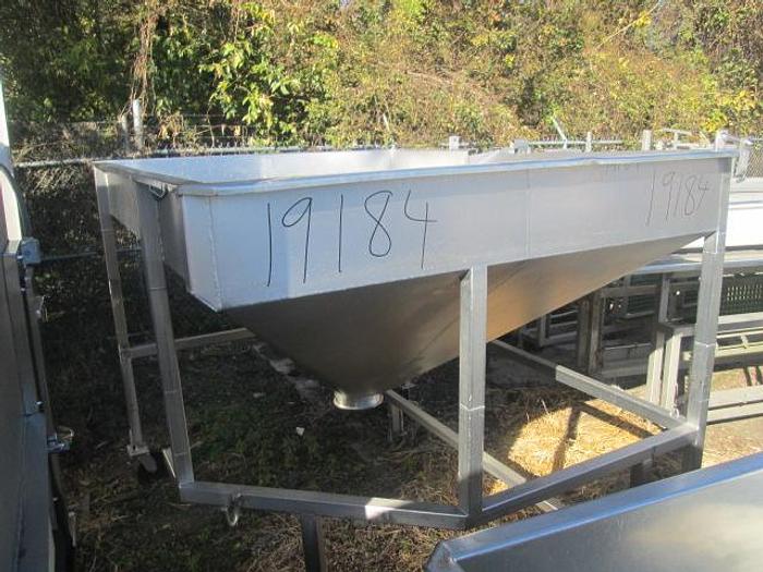 Used Custom Vacuum Hopper; 68"x7'