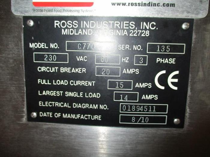 Used Ross Tenderizer; Md#C770 Tendercube