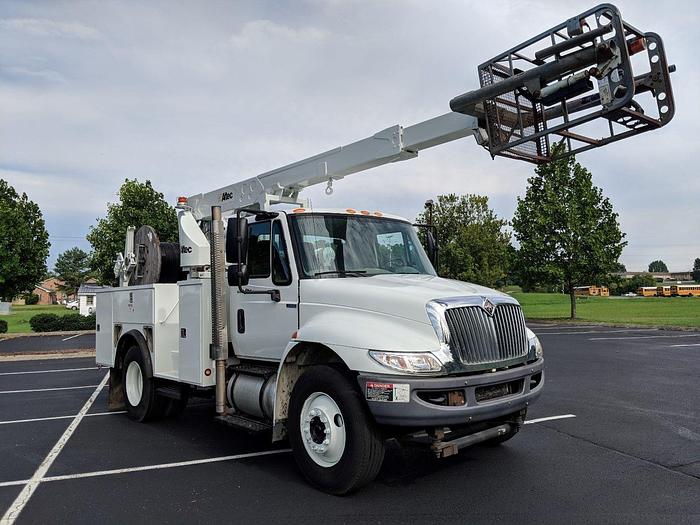 Used 2009 International 4300 Durastar w/ Altec A40P Cable Placer Bucket Truck