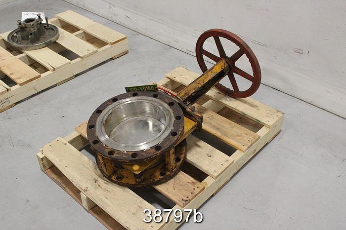 Used T. Mcavity And Sons 10" Hand Operated Knife Gate Valve, 7.25" Face to Face #38797