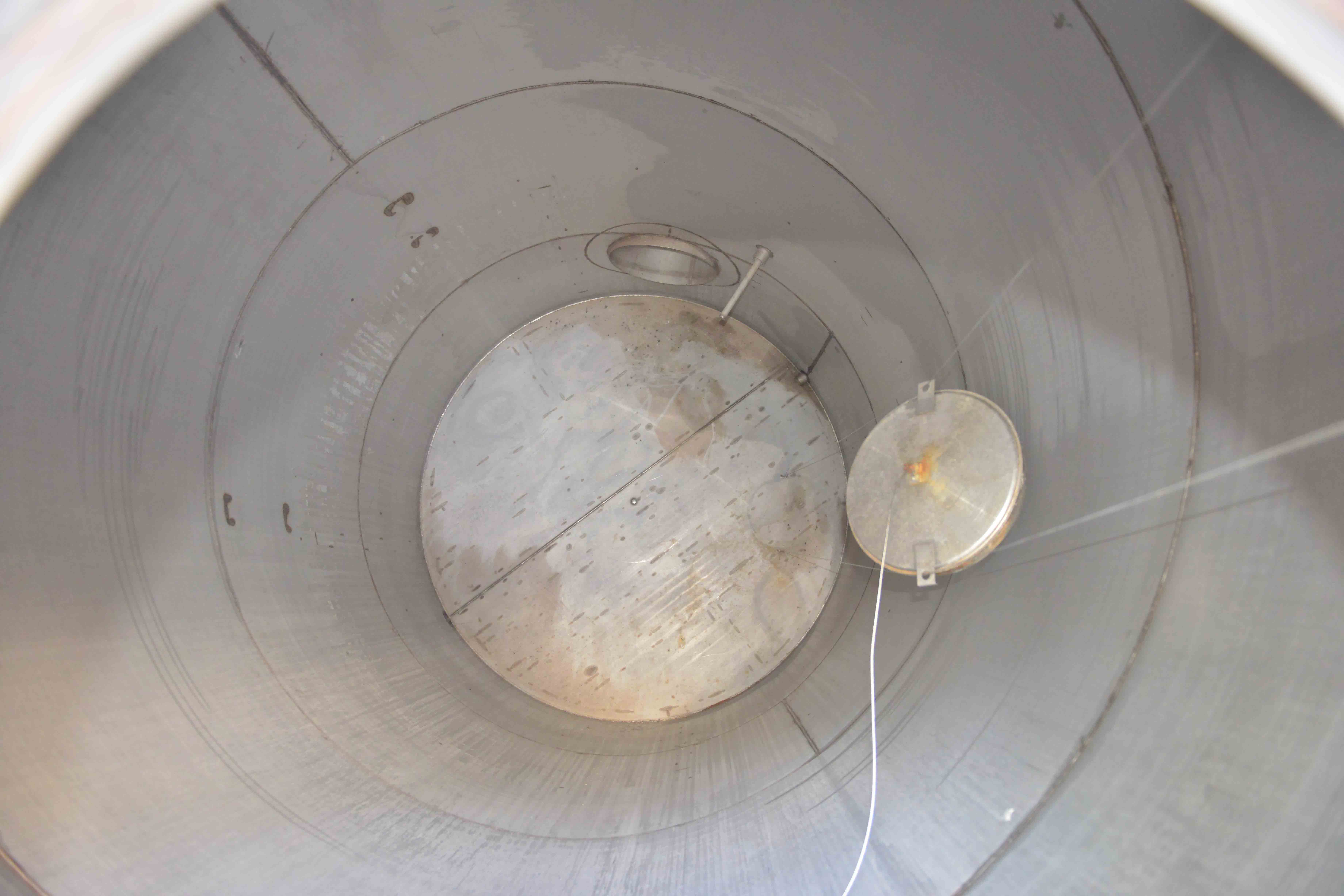 Usato Serbatoio verticale da 18 m3 in acciaio inox, fondo piano